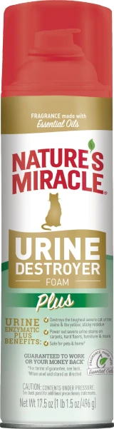 Nature's Miracle Cat Urine Destroyer Plus Foam