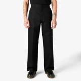 Dickies Men's Loose Fit Double Knee Work Pants - Black