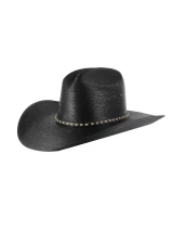 Resistol Jason Aldean Asphalt Cowboy Straw Hat - Black