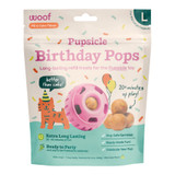 Woof Pupsicle Peanut Butter & Cake Birthday Pops Dog Treats