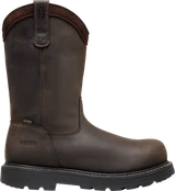 Keen Men's Cincinnati 90° Pull-On Waterproof Composite Toe Work Boot - Dark Brown