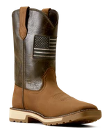 Ariat Men's Activator Patriot Wide Square Toe Work Boot - Alamo Brown