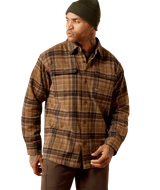 Ariat Men's Rebar Heavy Flannel Work Shirt - Caribou