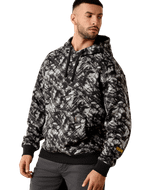 Ariat Men's Rebar Workman Graphic Hoodie - Camo/Grey