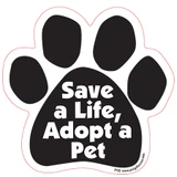 Pet Gifts USA Save A Life, Adopt A Pet - Paw Magnet