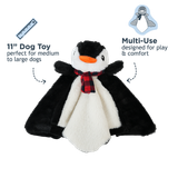 Tall Tails Penguin Comfort Blanket Dog Toy