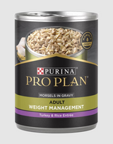 Purina Pro Plan Weight Management Turkey & Rice Canned Dog Food