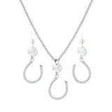 Montana Silversmiths Capturing the Luck Horseshoe Jewelry Set Montana Silversmiths Capturing the Luck Horseshoe Jewelry Set