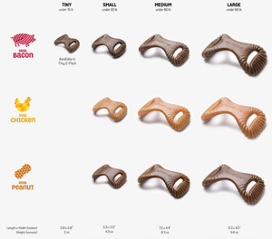 Benebone Dental Chew Medium Bacon