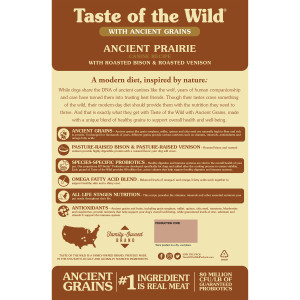 Taste of the Wild Ancient Prairie Dry Dog Food