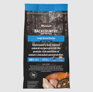 Merrick Backcountry Raw Infused Large Breed Recipe Dry Dog Food