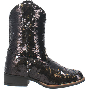 Laredo Kids' Kansas Black Sequin Boot