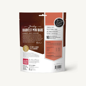 Honest Kitchen Jerky Harvest Mini Bars - Beef with Carrots and Apples 4oz