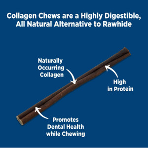 Barkworthies Beef Collagen Stick with Peanut Butter