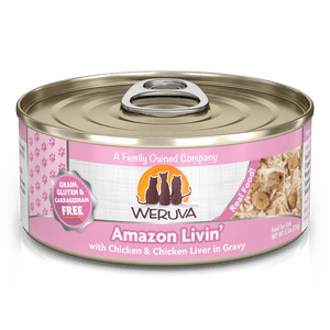 Weruva Amazon Livin' with Chicken & Chicken Liver in Gravy Cat Food