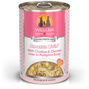 Weruva Amazon Livin' with Chicken & Chicken Liver in Pumpkin Soup Dog Food
