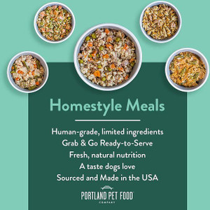 Portland Pet Food Rosie`s Beef N` Rice Homestyle Dog Meal 9oz