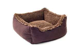Dog Gone Smart Dirty Dog Lounger Bed Large  - Brown 31x27