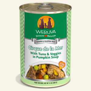 Weruva Cirque de la Mer with Tuna & Veggies in Pumpkin Soup Dog Food