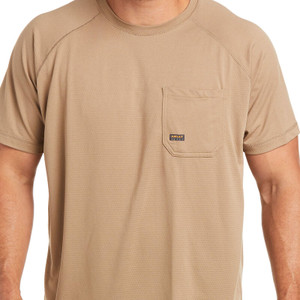 Ariat Men's Rebar Heat Fighter T-Shirt - Khaki