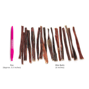 Tuesday's Natural Dog Company 6" Mini Bulls - 6 oz Bag