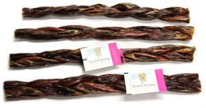 Tuesday's Natural Dog Company 12" Braided Beef Gullet Sticks