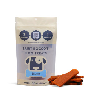 Saint Rocco's Wild Caught Alaskan Salmon Dog Treats 8oz