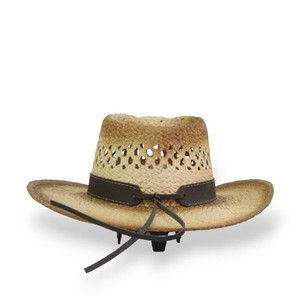 Dallas Hats Chili Tea Dyed Straw Hat