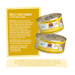 Weruva Paté "Press Your Dinner!" Wet Cat Food