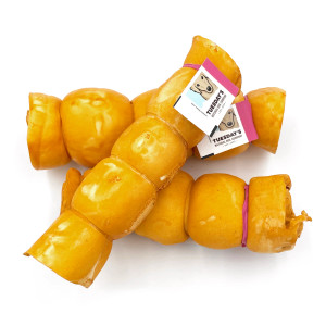 Tuesday's Natural Dog Company 10-12" Peanut Butter Basted Cheek Roll