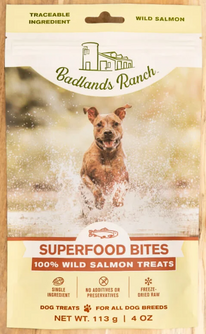 Badlands Ranch Superfood Bites Wild Salmon Dog Treats