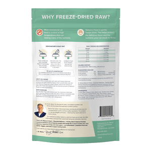 Dr Marty's Nature's Feast Essential Wellness Poultry, Beef, & Salmon Freeze Dried Cat Food