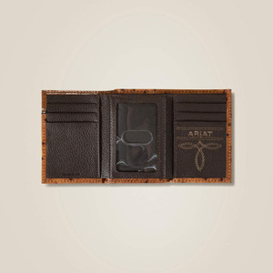 Ariat Ostrich Trifold Wallet