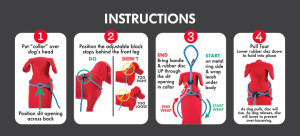 Harness Lead Reflective Dog Harness Lead - Red