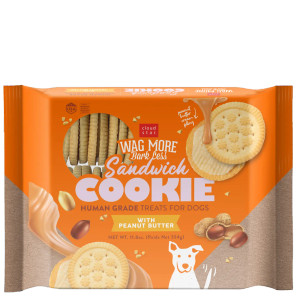 Cloud Star Peanut Butter Sandwich Cookie Dog Treats