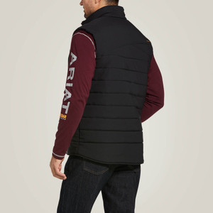 Ariat Men's Rebar Valiant Stretch Canvas Water-Resistant Insulated Vest