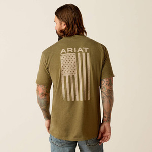 Ariat Men's Freedom T-Shirt Military Heather