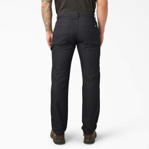 Dickies Men's Regular Fit Duck Carpenter Pants - Stonewashed Black