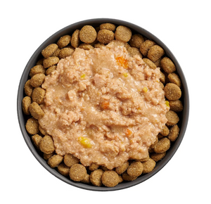 Petcurean GO! Shredded Chicken, Salmon + Duck Stew Booster Dog Food Topper Tranquility