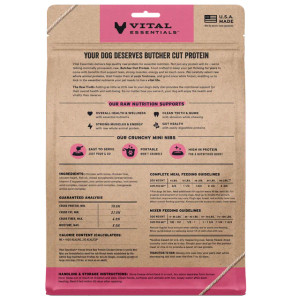 Vital Essentials Freeze Dried Raw Protein Chicken Crunchy Nibs