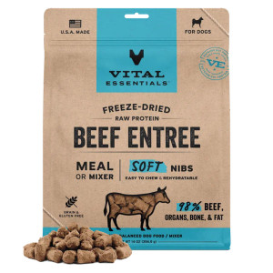 Vital Essentials Soft Freeze Dried Raw Protein Beef