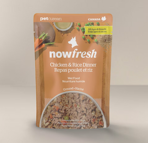 Now Fresh Ground Chicken & Rice Wet Dog Food with Grains