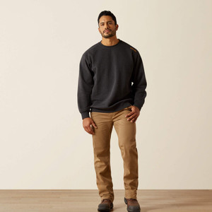 Ariat Men's Rebar Lightweight Sweatshirt - Charcoal Heather 