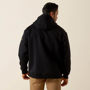 Ariat Men's Rebar Heavyweight Hoodie - Black