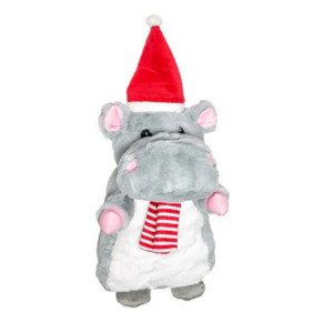 Patchwork Pet Holiday Hippo 15"