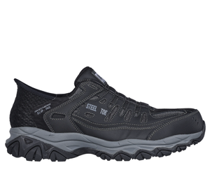 Skechers Men's Slip-ins Work: Cankton - Faison - Black