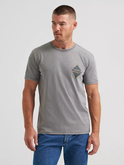 Wrangler Graphic Short Sleeve T-Shirt - Regular Fit - Grey