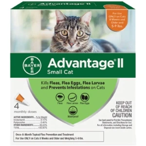 Elanco Advantage II Flea Spot Treatment for Cats 5-9 lbs