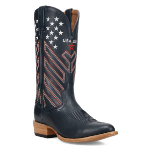 Dan Post Men's America 250 Round Toe Boot - Blue