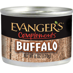 Evangers Grain Free 100% Buffalo Dog + Cat Food